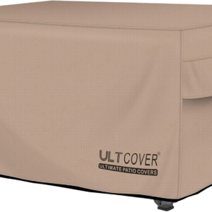 Rectangular Gas Fire Pit Table Cover 48X28 Inch Waterproof Heavy Duty Firepit Cover